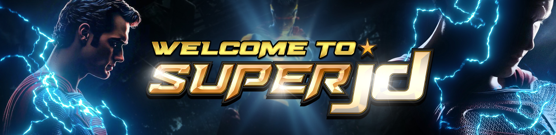 SuperJD88 main banner showcasing GCash entertainment platform in the Philippines